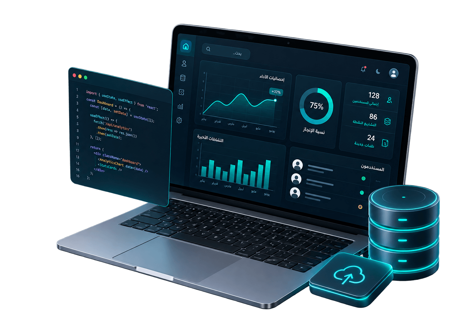 حلول رقمية مبنية حول طريقة عملك